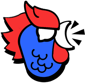 France Cock Special Pin