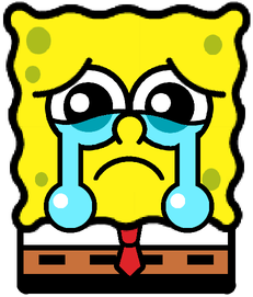 Bp Spongebob Sad Pin