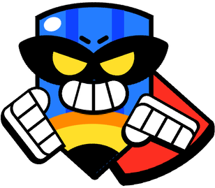 Bp Superheroes Happy Pin