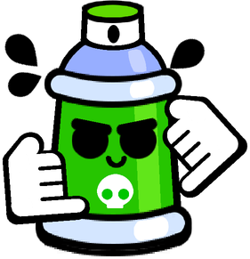 Graffiti Green Special Pin