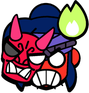 Cursed Kenji Angry Pin