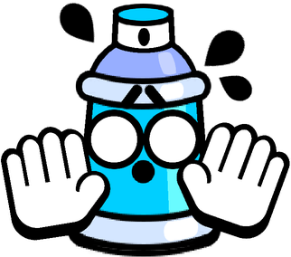 Graffiti Blue Special Pin