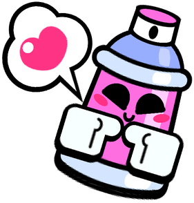 Graffiti Pink Special Pin