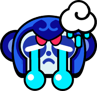 Porcelain Surge Sad Pin