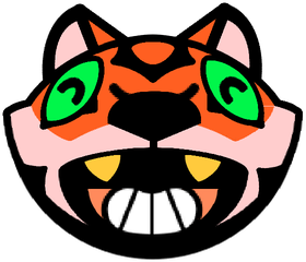 Tiger Leon V Happy Pin