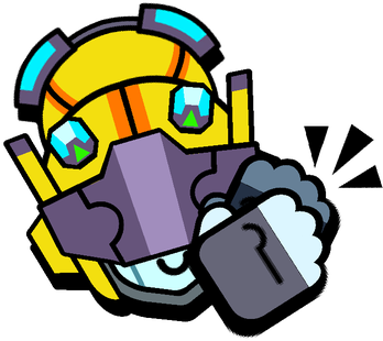 Mecha Lotus Piper Clap Pin