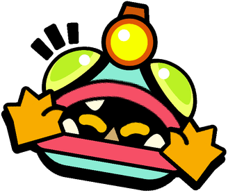 Glowy Happy Pin