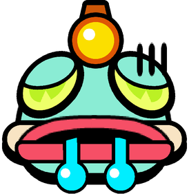 Glowy Sad Pin
