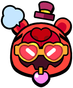Brawlentine'S Bear Shade Angry Pin