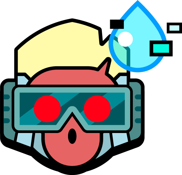 Cyber Brock V Phew Pin